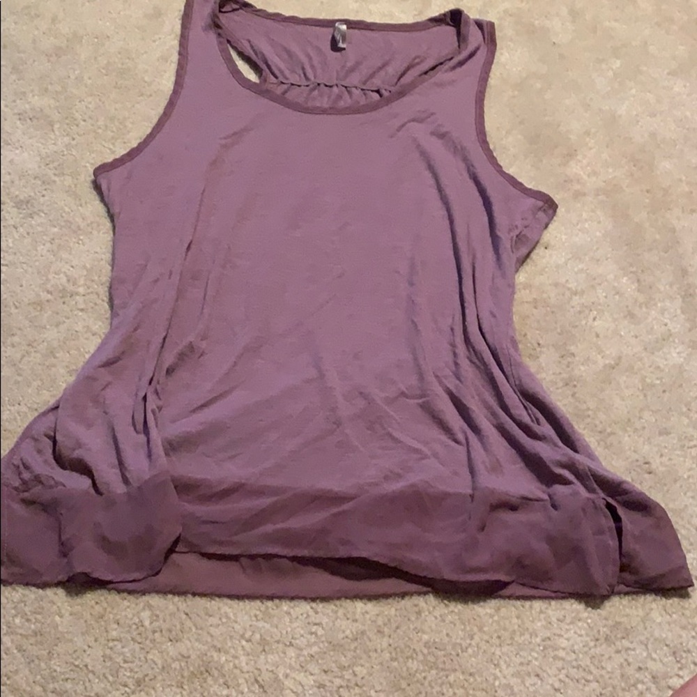 Adorable purple flow tank